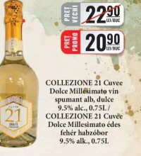 COLLEZIONE 21 Cuvee Dolce Millesimato vin spumant alb, dulce 9.5% alc., 0.75L