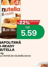 Nutella B-ready Napolitană 44g