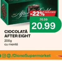 After Eight Ciocolată cu mentă 200g