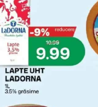 LaDorna Lapte UHT 1L 3.5% grăsime