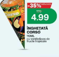 Corso Înghețată cu vanilie & sos de fructe tropicale 110ML