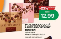 Roshen Praline Ciocolată Lapte Assortment 145g/154g