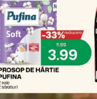 PUFINA PROSOP DE HÂRTIE 2 role 2 straturi