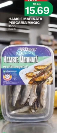 Pescăria Magic Hamsie Marinată în ulei 300G