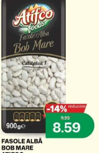 Fasole albă bob mare Atifco 900g