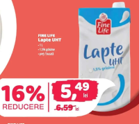 Fine Life Lapte UHT 1.5% grăsime 1L