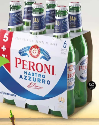 Peroni Nastro Azzurro Bere sticlă 5+1x0.33 L