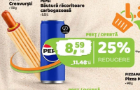 Motz Crenvurști 150 g & Pepsi Băutură răcoritoare carbogazoasă 0.33 L
