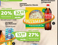 Pizzamania Pizza Margherita / Diavola 440 g & Coca Cola Original Băutură răcoritoare carbogazoasă 1