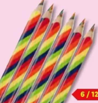 Crelando Creioane colorate, 1 set, 6/12 buc.