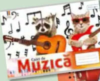 Caiet muzică, 24 file, capsat, 1 buc.
