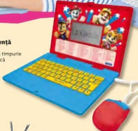 Lexibook Laptop educativ bilingv cu licență, 124 de activități, 3+ ani, 1 buc.