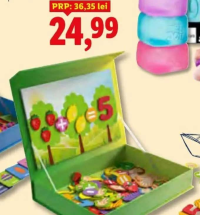 LUPILU Puzzle magnetic, 126/131 de piese, 3+ ani, 1 buc.