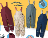 LUPILU Pantaloni de ploaie, cu bretele, 1buc.