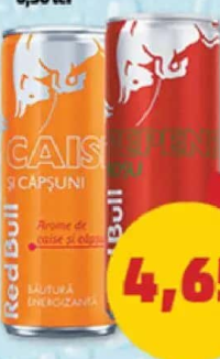 Red Bull Băutură energizantă caise și căpșuni/pepene verde 250ml