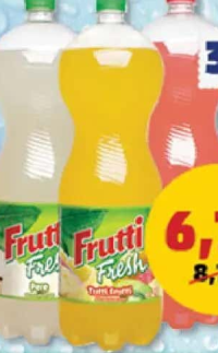 Frutti Fresh Băutură carbogazoasă tutti frutti/pere/grapefruit roz 2 l