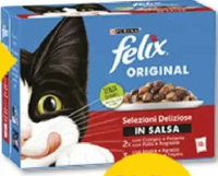 Felix Hrană umedă pentru pisici diverse sortimente 10x85g
