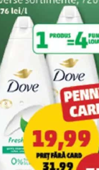 Dove Gel de duș diverse sortimente 720ml
