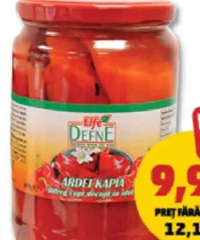 Defne Ardei kapia decojiți în oțet 680g