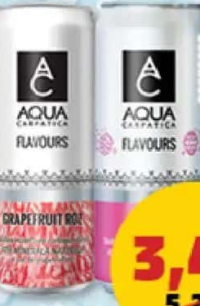 Aqua Carpatica Flavours grapefruit roz 330ml