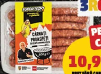 Supporter Cârnați subțiri cu ceapă caramelizată 500g
