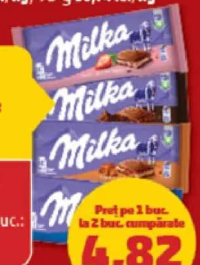 Milka Ciocolată diverse sortimente 100g