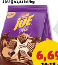 Joe napolitane cu cacao glazurate 160g