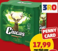 Ciucaș Bere blondă 4,6% alcool 6x500ml