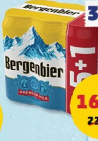 Bergenbier Bere blondă 5% alcool 5+1x500ml