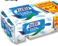 Zuzu Iaurt natural 3% 8x140g