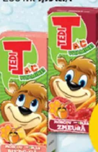 Tedi Suc cu morcov și măr piersică/zmeură 200 ml