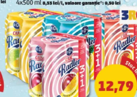 Ciuc Radler Bere fără alcool cu aromă fructe 4x500ml