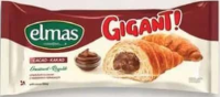 Elmas Croissant gigant cu cremă cacao/căpșune 160g