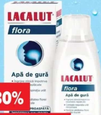 Lacalut Apă de gură Flora Antiplaque 300 ml