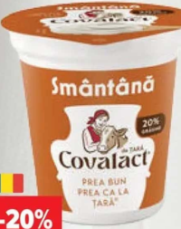 Covalact Smântână 20% grăsime 140g