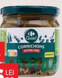 Carrefour Classic Castraveți cornichon murați 425ml