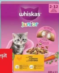 Whiskas Junior Hrană uscată pentru pisici 300g