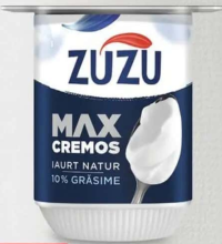 Zuzu Max Iaurt natur 10% grăsime 140g