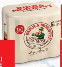 Birra Moretti Bere Birra Moretti 6 x 0.5l, per pachet