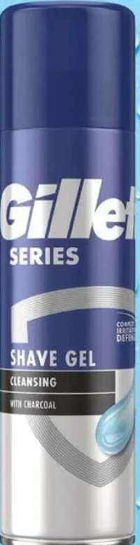 Gillette Series Shave Gel Cleansing with Charcoal 200ml