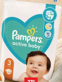Pampers Active Baby scutece mărimea 3, 152buc.
