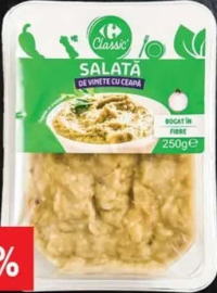 Carrefour Classic Salată de vinete cu ceapă 250g
