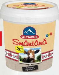 Olympus Smântână 20% grăsime, 900 g