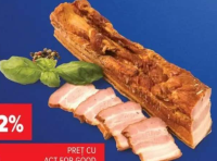 Carrefour Piept de porc, afumat, per 100 g