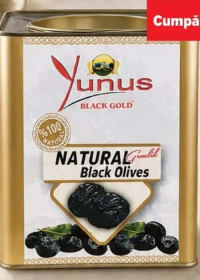 Yunus Natural Crunch Black Olives 2.5kg