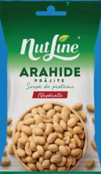 Nutline Arahide prăjite nesărate 145/150g