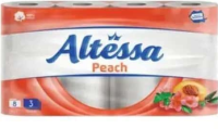 Altessa Hârtie igienică piersică 8 role, 3 straturi