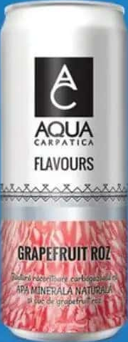 Aqua Carpatica Apă cu aromă Grapefruit roz 0.33l