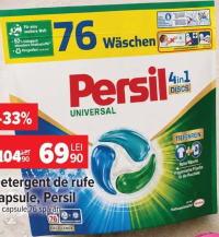 Persil detergent de rufe capsule Universal 76 capsule, 76 spălări