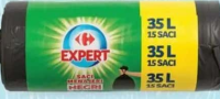 Carrefour Expert Saci menajeri, 35 L, 15 buc.